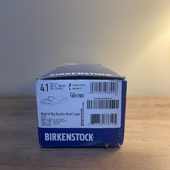 RARE Birkenstock Madrid Big Buckle Rivet Logo Sandals - Picture 10 of 11